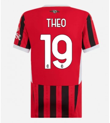 AC Milan Theo Hernandez #19 Hjemmebanetrøje Dame 2024-25 Kort ærmer